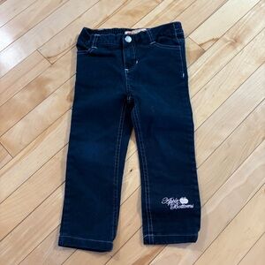 Apple Bottoms Girl's Jeans Toddler Size 2T Embroidered Y2K 90s